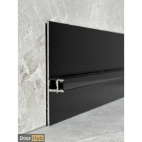 30mm Black Reversible Skirting Board for Developers in the UAE